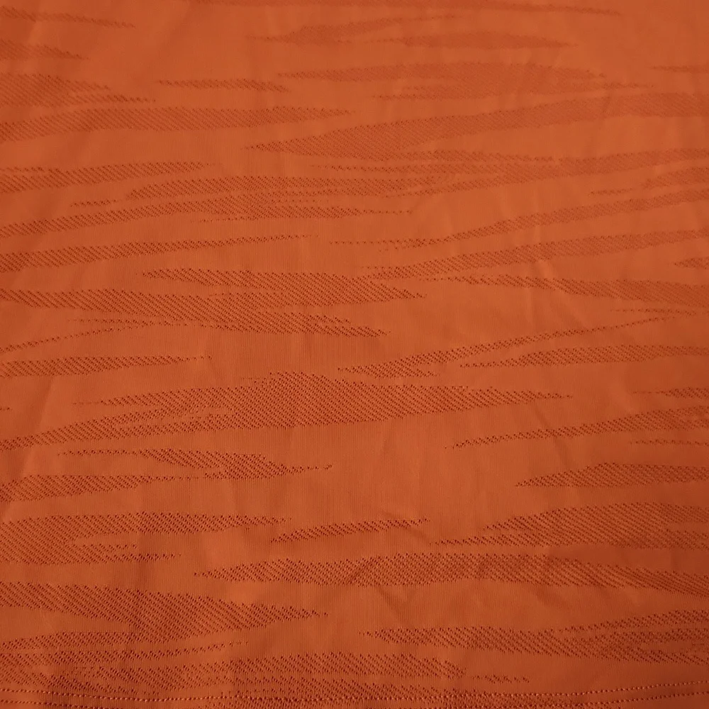 Lululemon Muscle Long Sleeve Shirt *Tiger Mesh Size 10 Warm Coral